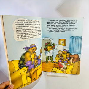 Teenage Mutant Ninja Turtles The Magic Crystal 1990 Vintage Storybook Adventure Paperback Donatello Mirage Studios
