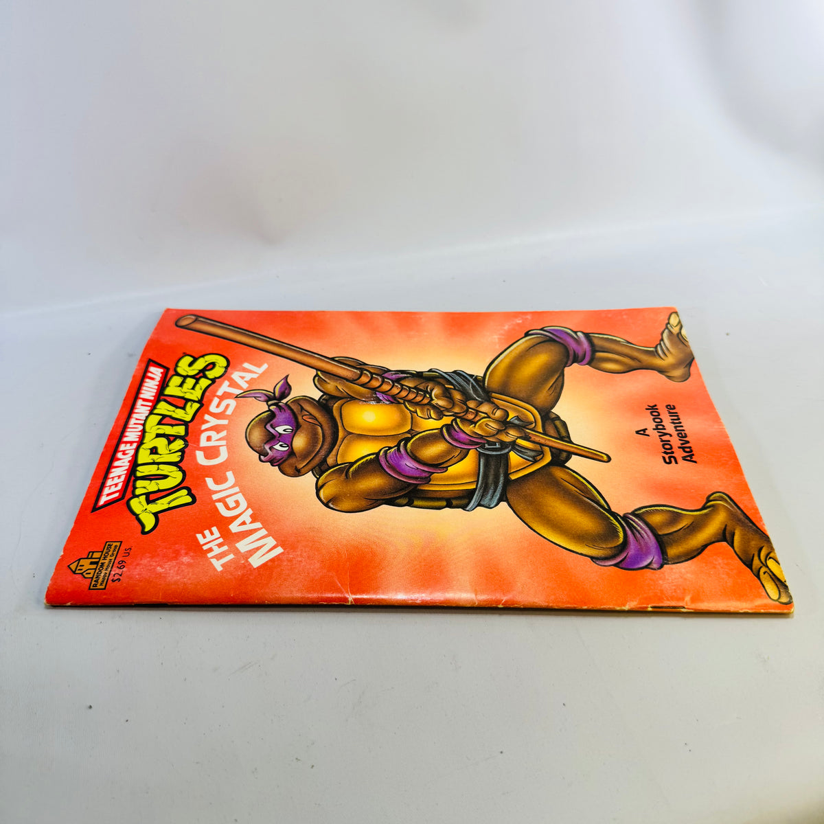 Teenage Mutant Ninja Turtles The Magic Crystal 1990 Vintage Storybook Adventure Paperback Donatello Mirage Studios