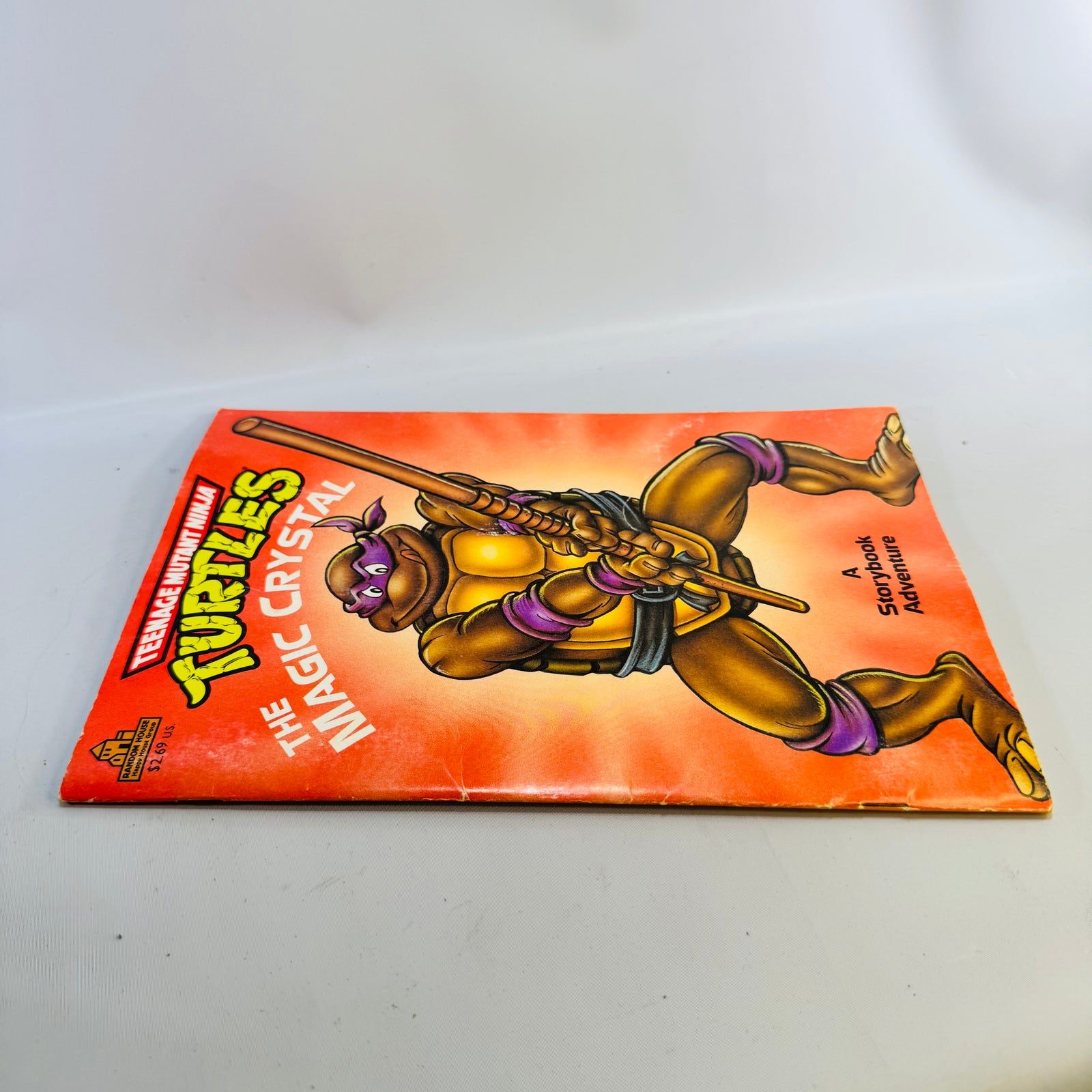 Teenage Mutant Ninja Turtles The Magic Crystal 1990 Vintage Storybook Adventure Paperback Donatello Mirage Studios