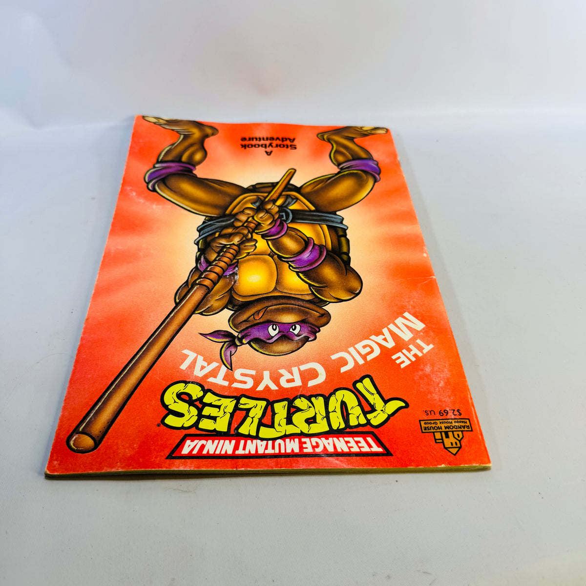 Teenage Mutant Ninja Turtles The Magic Crystal 1990 Vintage Storybook Adventure Paperback Donatello Mirage Studios