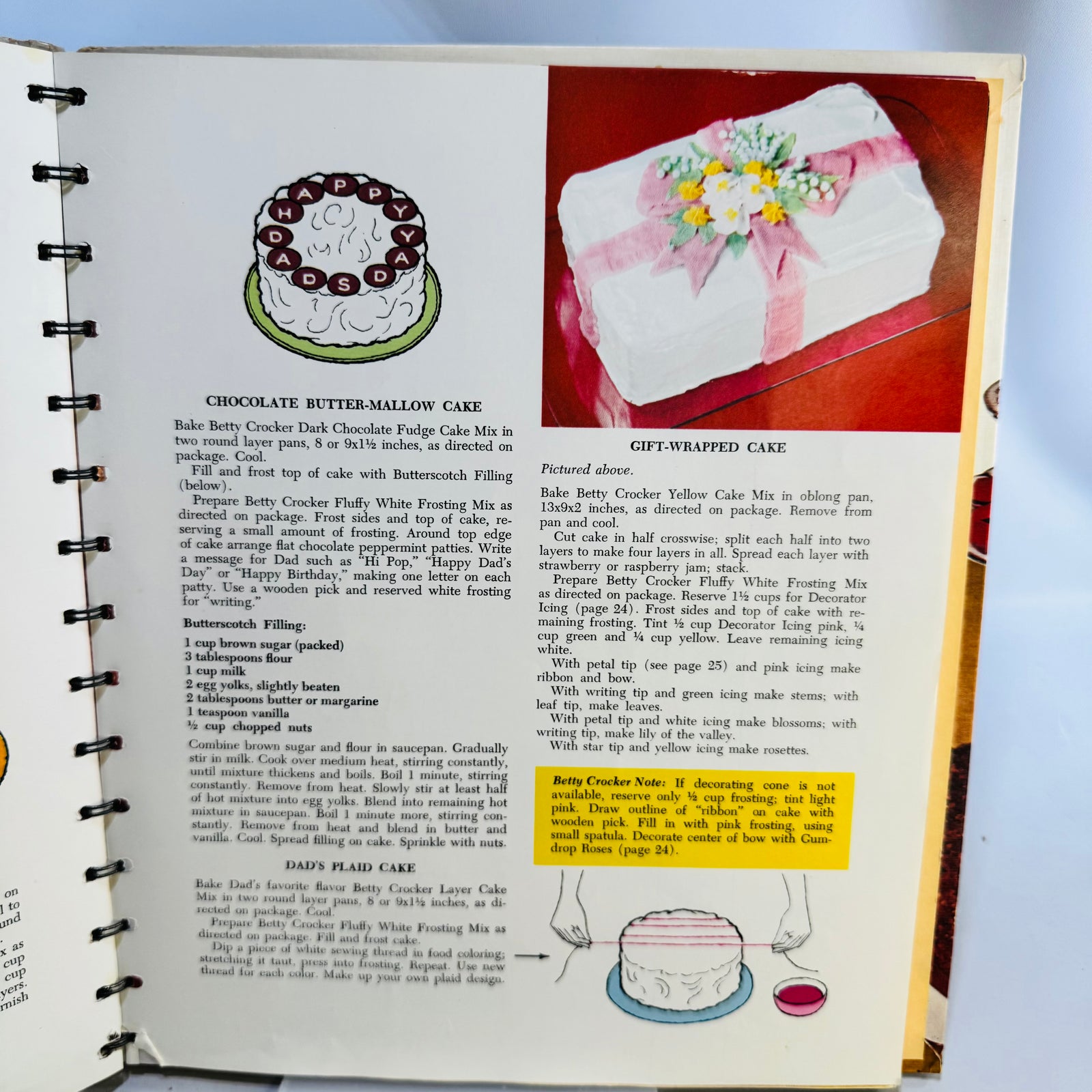 Betty Crocker's Cake and Frosting Mix Cookbook 1966 First Edition First Printing Golden Press Vintage Hardcover