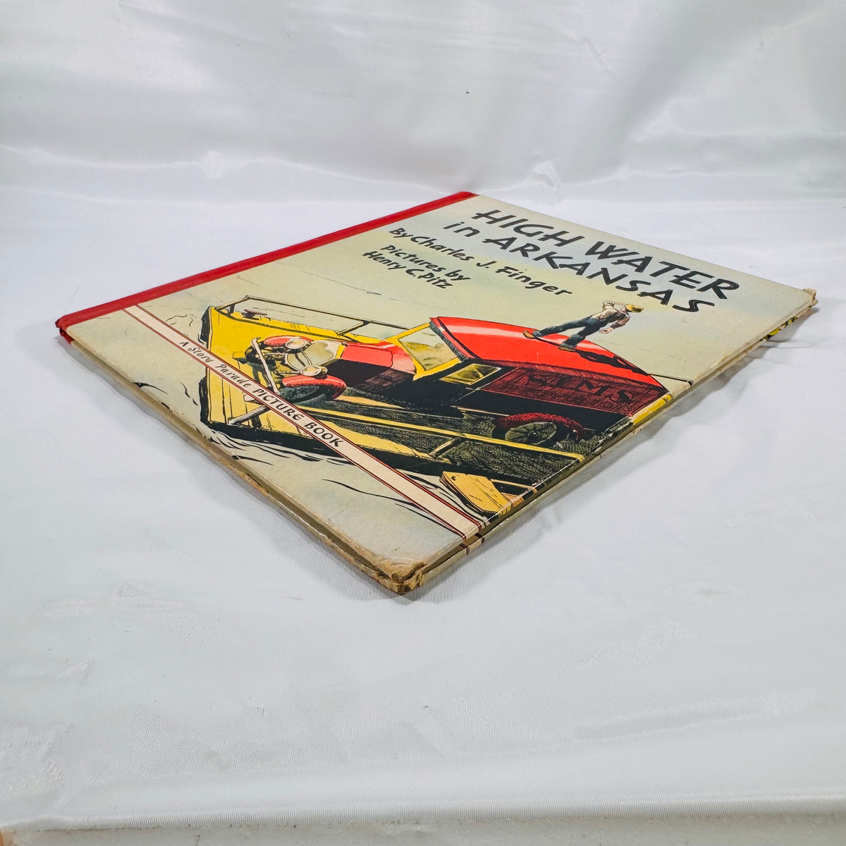 High Water in Arkansas Vintage 1938 Story Parade Picture Book by Charles J. Finger – Illustrated by Henry C. Pitz – Southern Flood Adventure