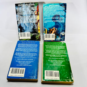 Piers Anthony Xanth Paperback Bundle Lot of 4 Centaur Aisle Ogre Ogre Demons Don't Dream Geis of the Gargoyle