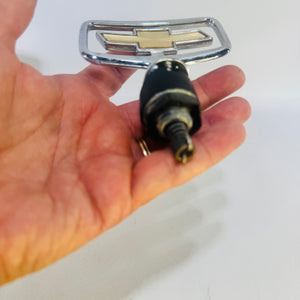 1991 to 1996 Chevrolet Caprice Impala Hood Ornament GM 10119817 Gold Bowtie Chrome Emblem OEM