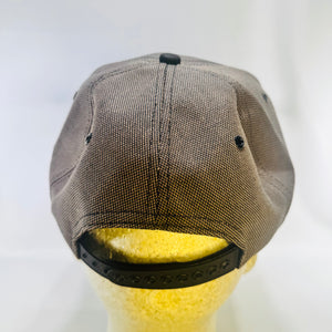 Vintage Crop Production Services CPS Snapback Hat Brown Black Farm Agriculture Cap Adjustable