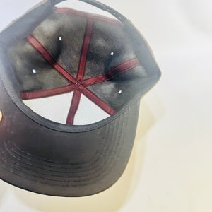 Vintage Crop Production Services CPS Snapback Hat Brown Black Farm Agriculture Cap Adjustable