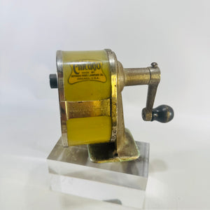 Vintage APSCO Chicago No. 2 Hand Crank Pencil Sharpener Wall Mount Desk Mount USA