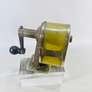 Vintage APSCO Chicago No. 2 Hand Crank Pencil Sharpener Wall Mount Desk Mount USA