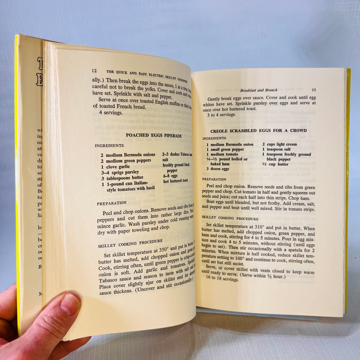 The Quick and Easy Electric Skillet Cookbook by Ceil Dyer 1969 Hawthorn Books Inc.