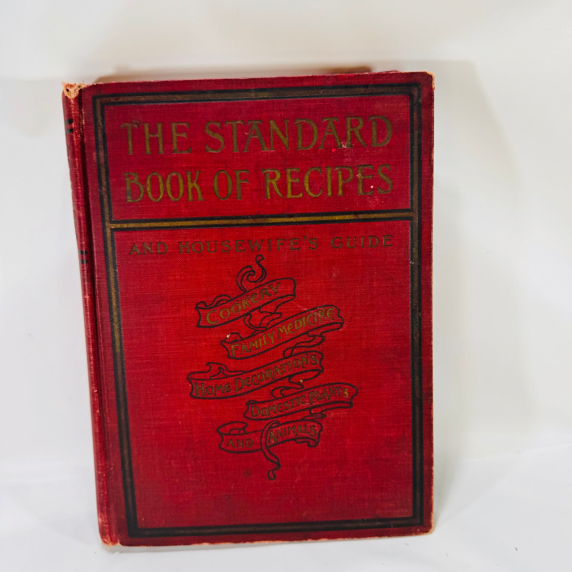 The Standard Book of Recipes and Housewife's Guide edited by Alice A. Johnson 1901 Profusely Illustrated