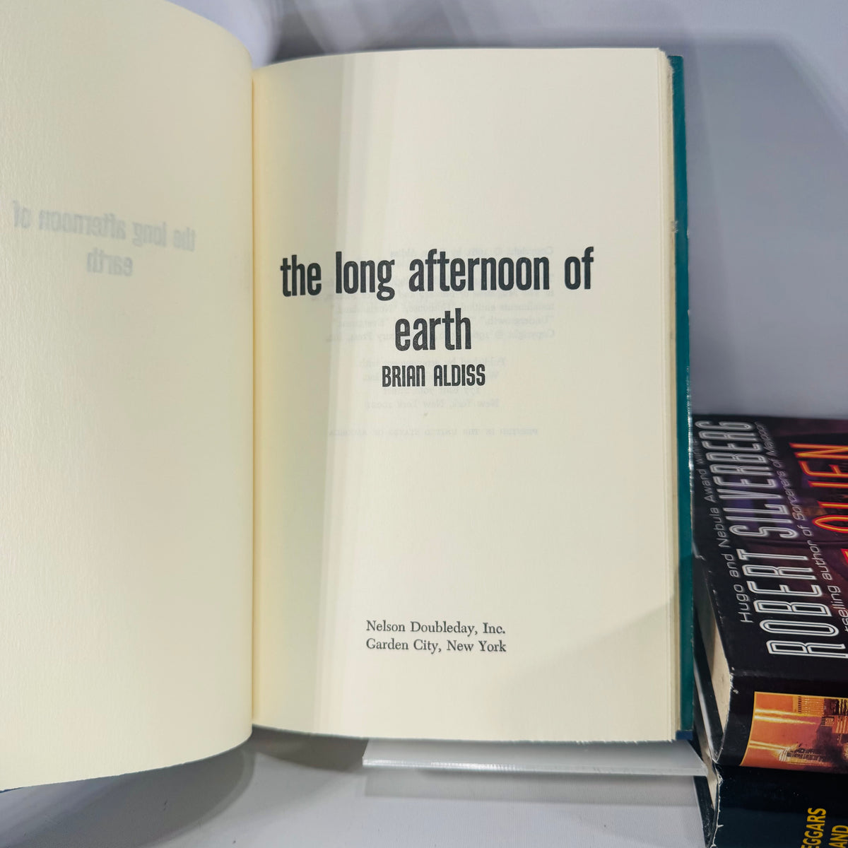Classic Sci-Fi Hardcover Bundle (3 Books) — Silverberg The Alien Years + Nancy Kress Beggars & Choosers + Brian Aldiss The Long Afternoon of Earth