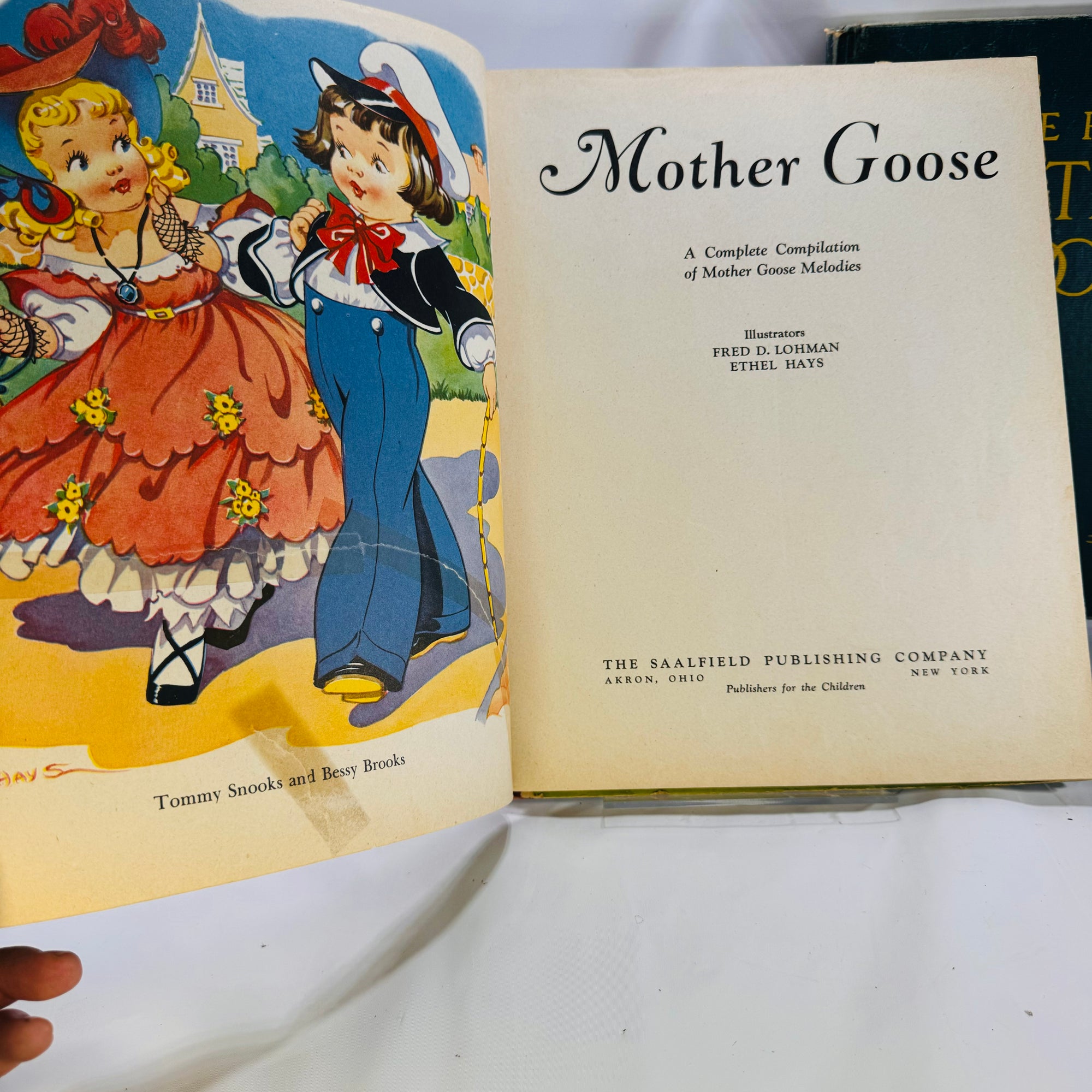 Two Vintage Mother Goose Books includes Mother Goose 1941 & The Real Mother Goose 1944