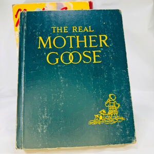 Two Vintage Mother Goose Books includes Mother Goose 1941 & The Real Mother Goose 1944