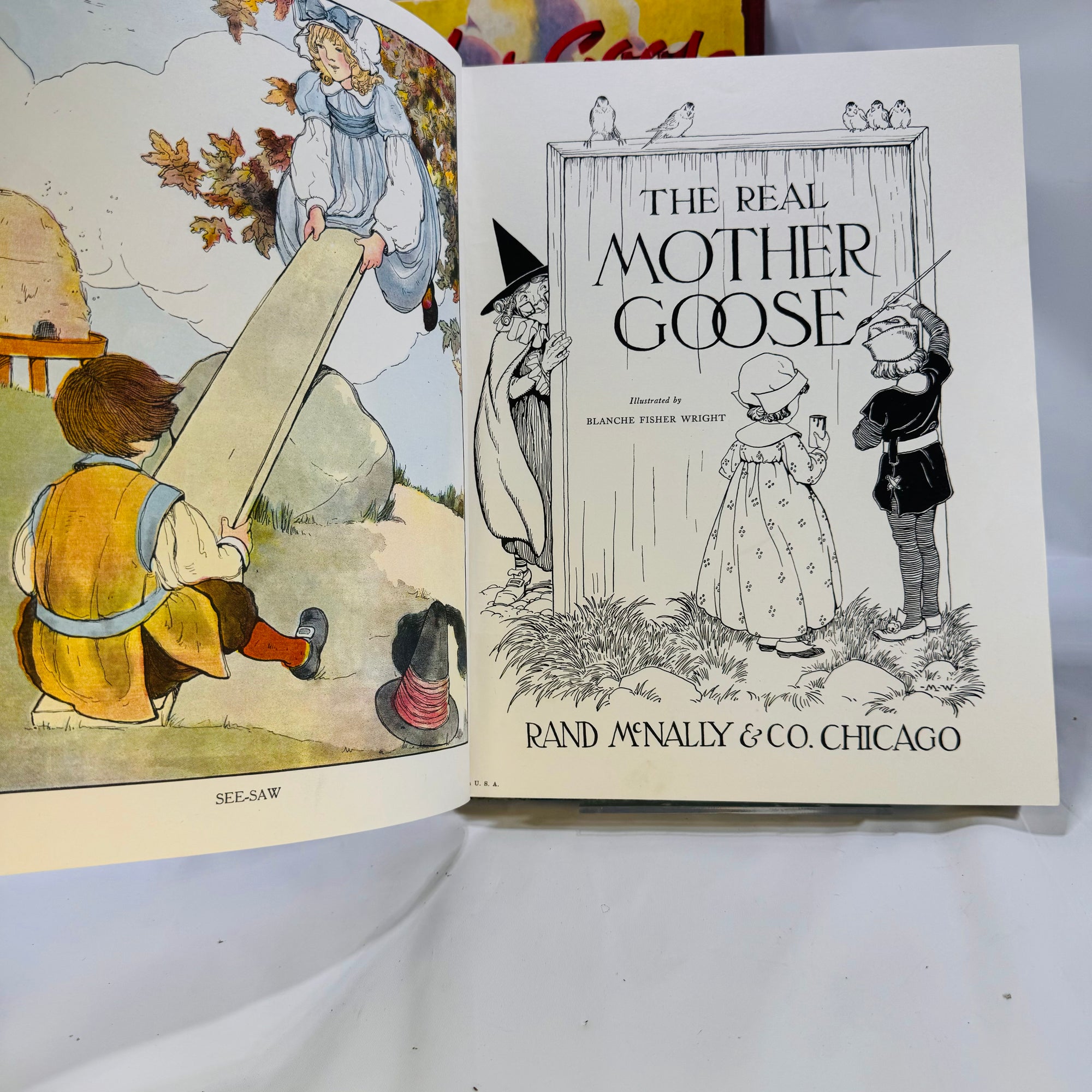 Two Vintage Mother Goose Books includes Mother Goose 1941 & The Real Mother Goose 1944