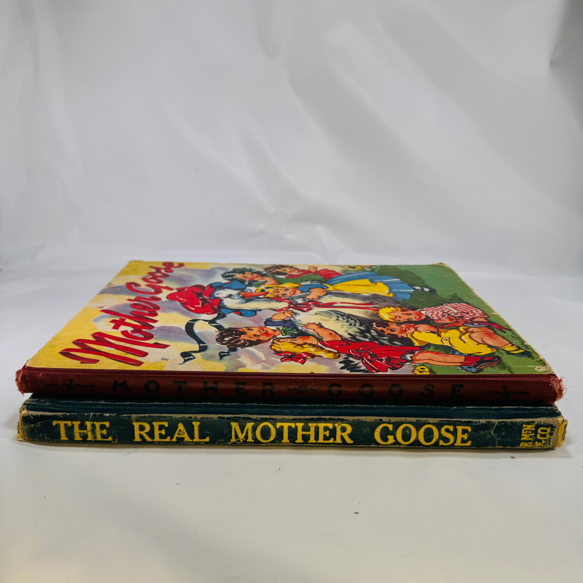 Two Vintage Mother Goose Books includes Mother Goose 1941 & The Real Mother Goose 1944