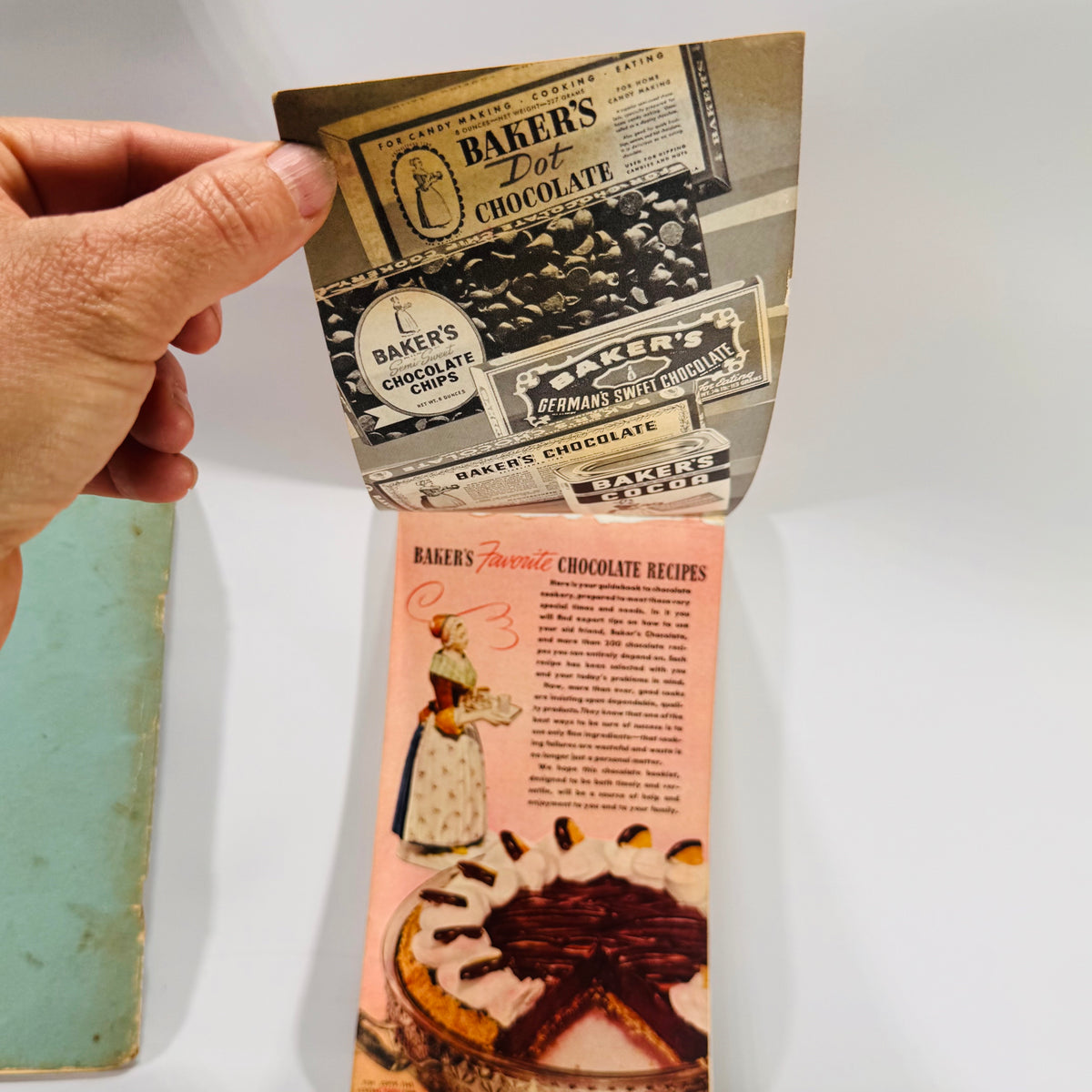 Chocolate-Lover’s Collectible: Two Vintage Baker's Chocolate Recipe Booklets