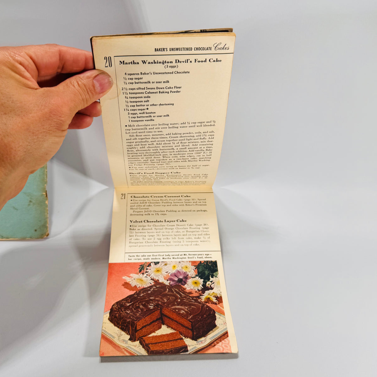 Chocolate-Lover’s Collectible: Two Vintage Baker's Chocolate Recipe Booklets