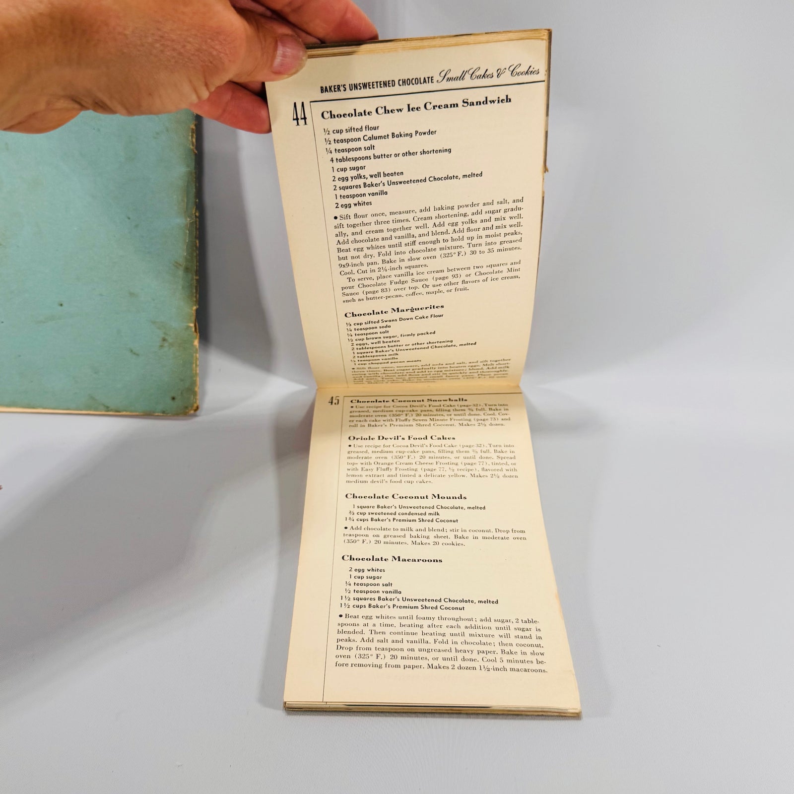 Chocolate-Lover’s Collectible: Two Vintage Baker's Chocolate Recipe Booklets