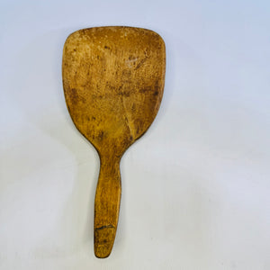 Wooden Butter Paddle 9 Inch Primitive Farmhouse Kitchen Tool Aged Patina