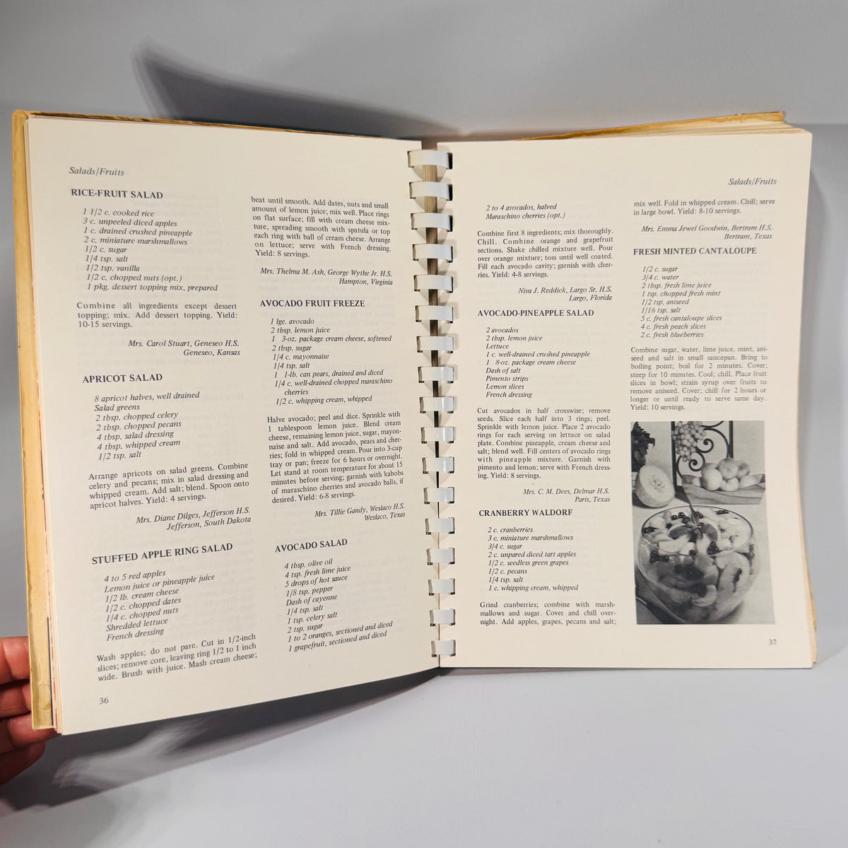 The Favorite Recipes of Home Economics Teachers Cookbook (1970) | 900 Recipes | Vintage Spiral-Bound Community Cookbook