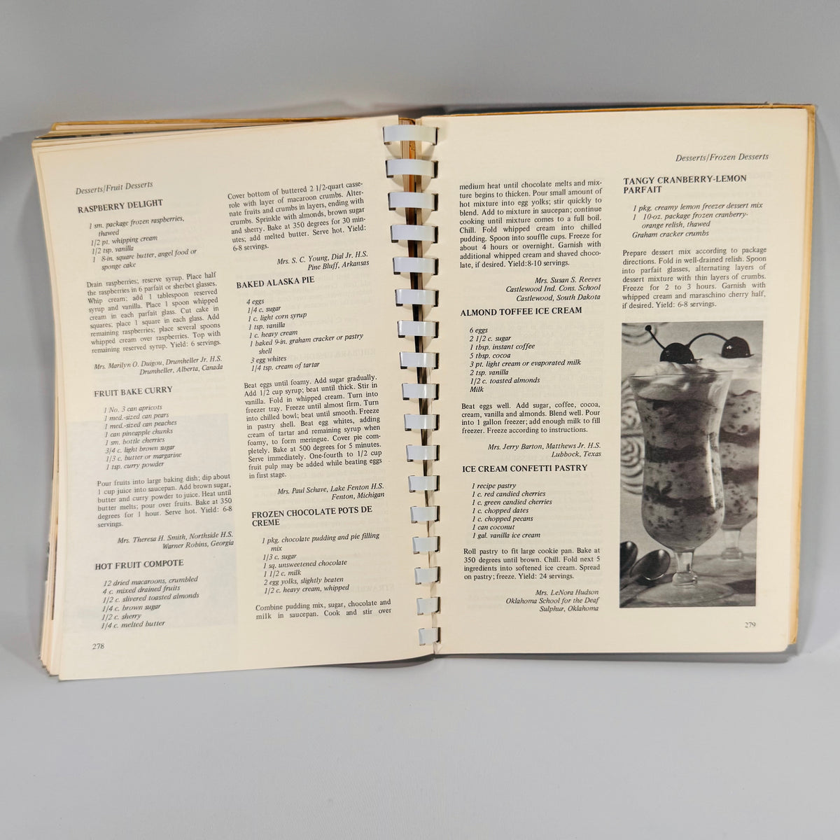 The Favorite Recipes of Home Economics Teachers Cookbook (1970) | 900 Recipes | Vintage Spiral-Bound Community Cookbook