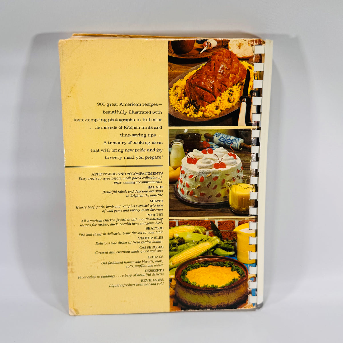 The Favorite Recipes of Home Economics Teachers Cookbook (1970) | 900 Recipes | Vintage Spiral-Bound Community Cookbook