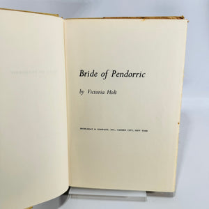 Bride of Pendorric Victoria Holt 1963 Book Club Edition Doubleday Hardcover Gothic Romantic Suspense