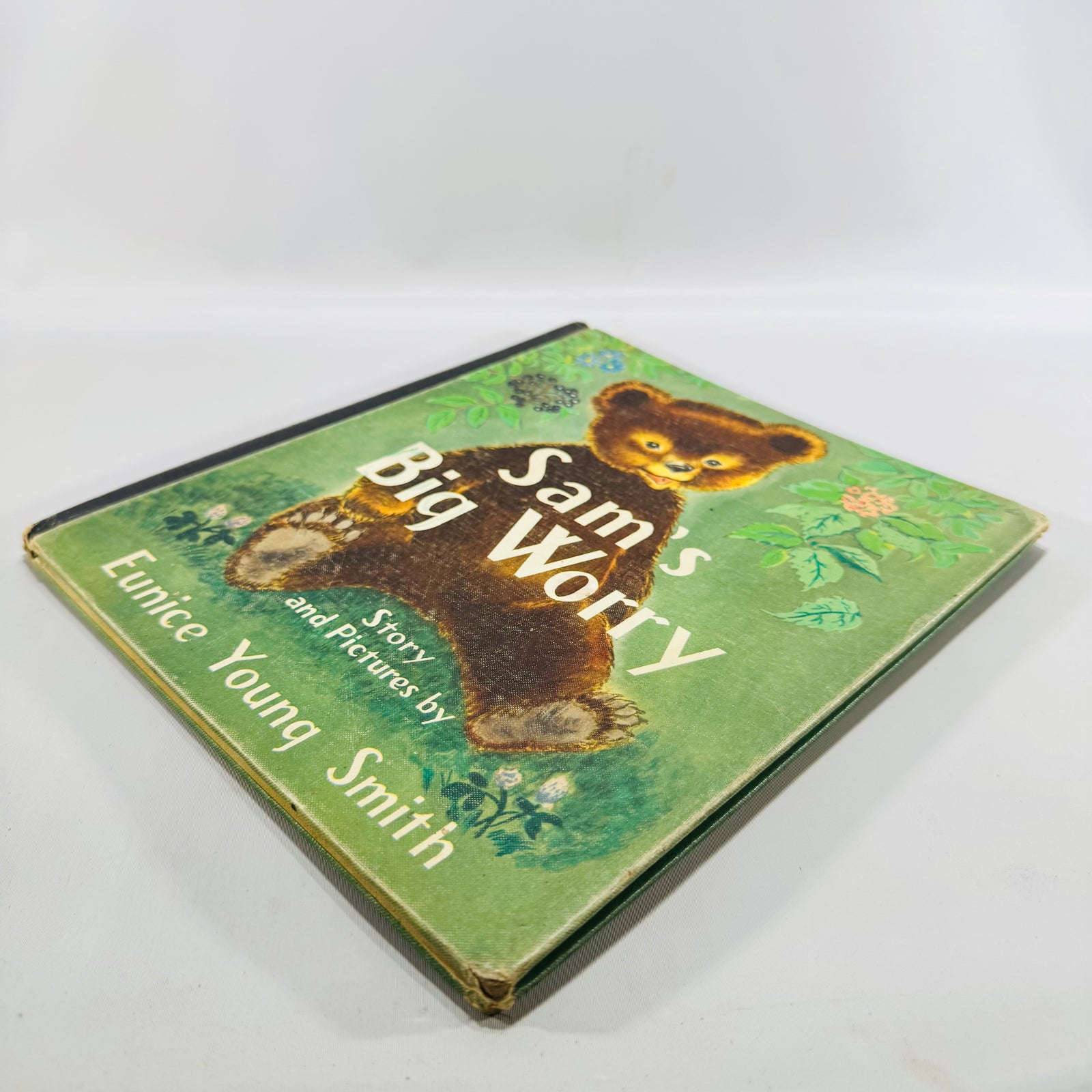 Sam's Big Worry Eunice Young Smith 1953 Cadmus Books Hardcover Ionia Michigan School Copy