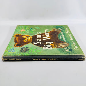 Sam's Big Worry Eunice Young Smith 1953 Cadmus Books Hardcover Ionia Michigan School Copy