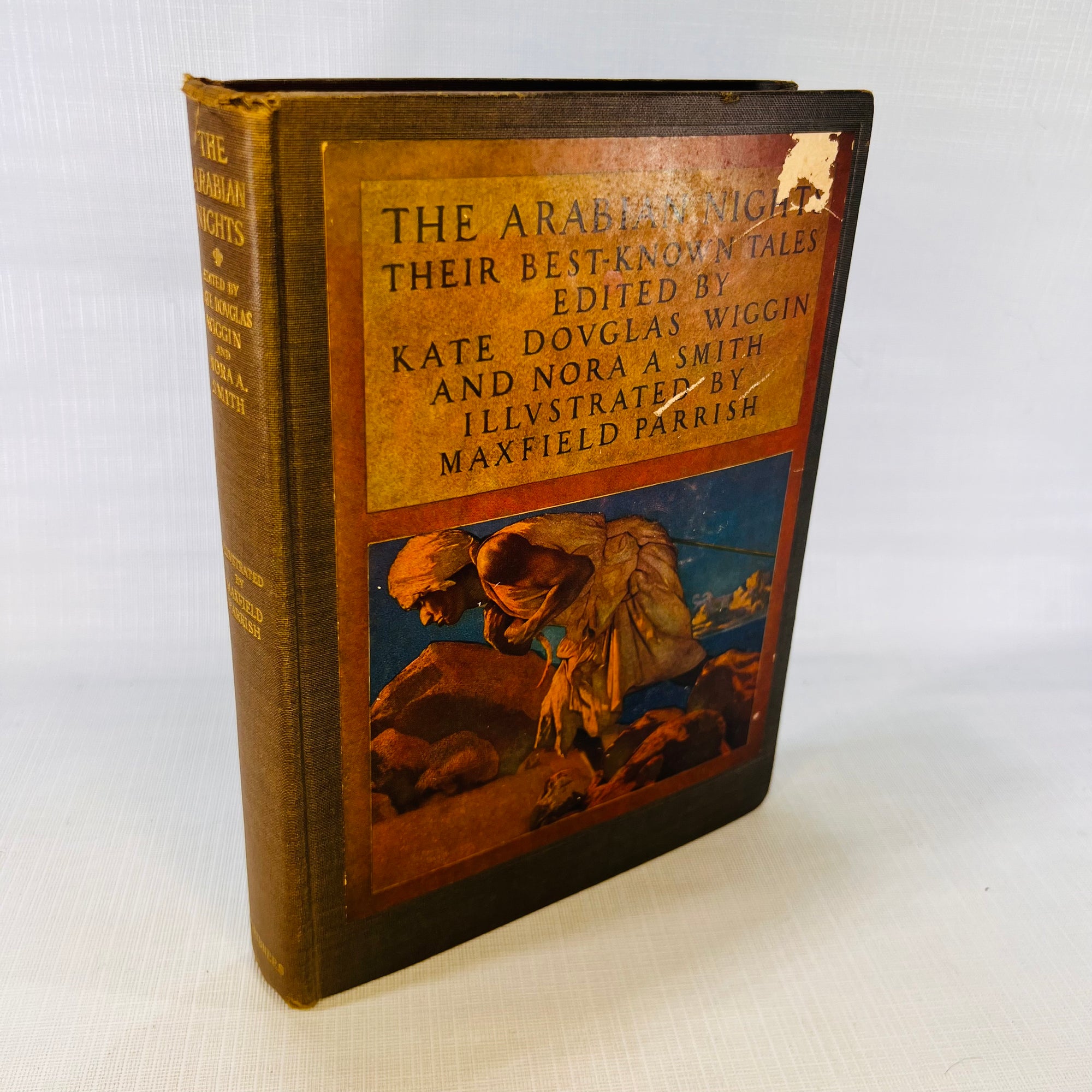 The Arabian Nights Their Best Knows Tales edited by Kate Dovglas Wiggin illustrated by Maxfield Parrish 1909 Charles Scribner's Sons
