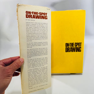 On-the-Spot Drawing by Nick Meglin 1969 Hardcover | Twelve Famous Illustrators | Watson-Guptill Art Book