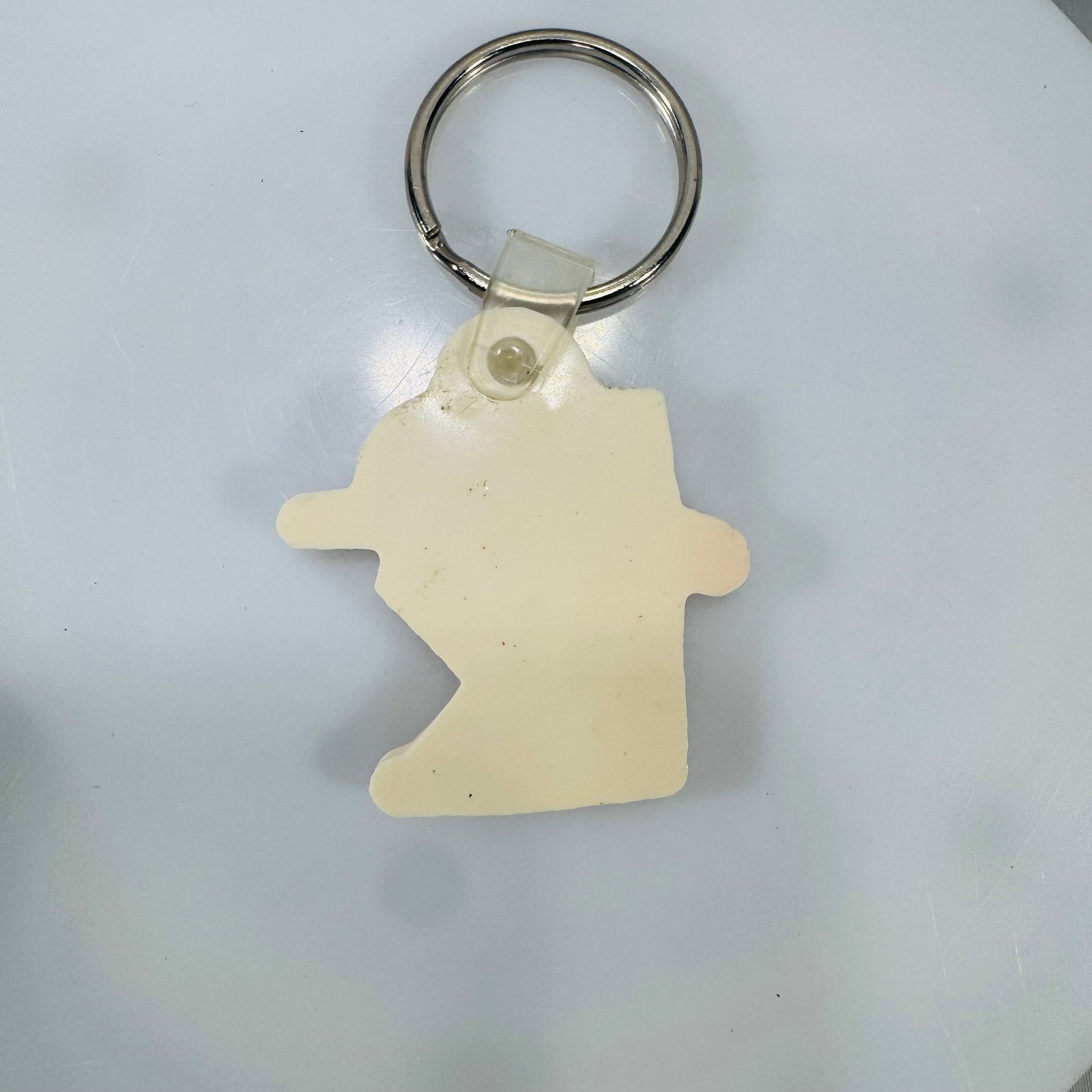 Vintage Big Kmart Logo Keychain (2” x 2”) – Late 1990s/Early 2000s Retail Nostalgia Key Ring