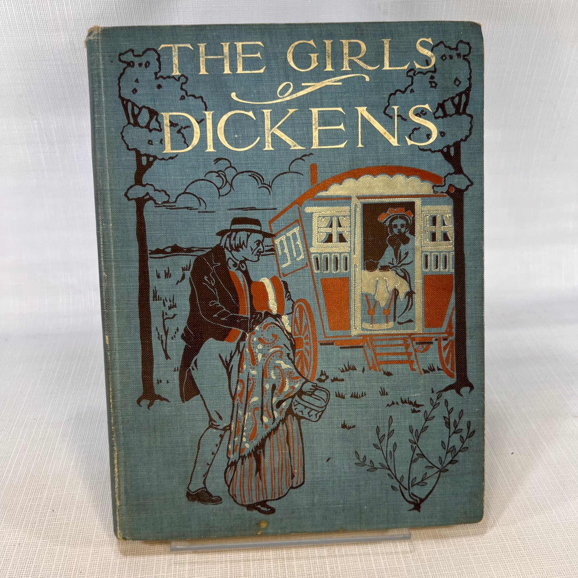 The Girls of Dickens Retold illustrated Circa 1910 McLough Brothers Antique Children Book