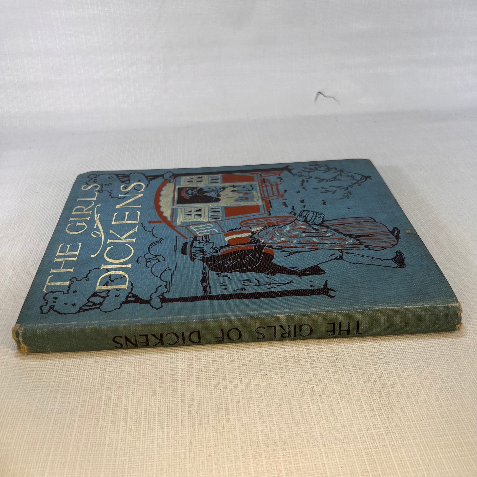 The Girls of Dickens Retold illustrated Circa 1910 McLough Brothers Antique Children Book