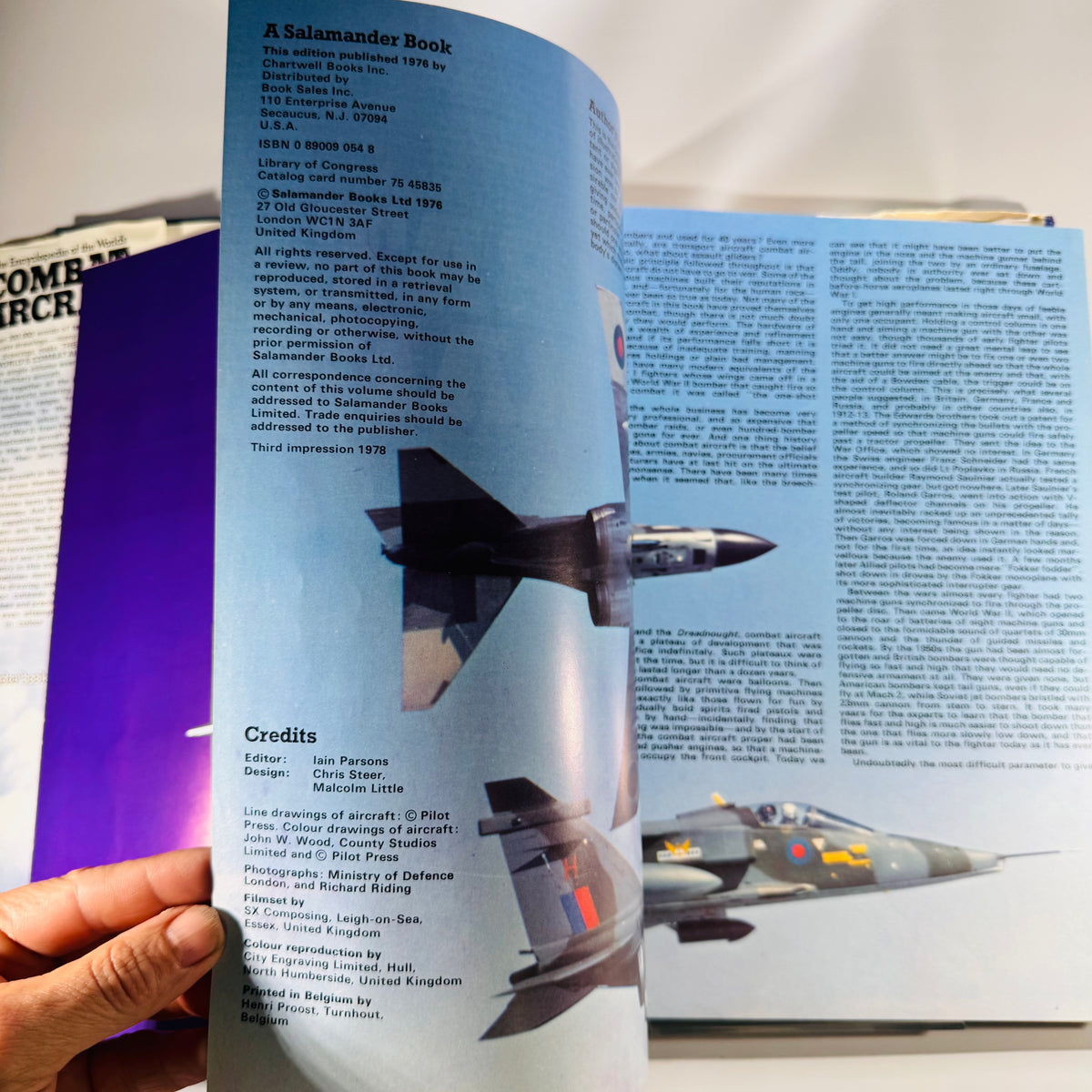 Aircraft Encyclopedia by Bill Gunston (1978, 3rd Impression) | Military Aviation Reference | WWI to Modern Warplanes | Illustrated HC