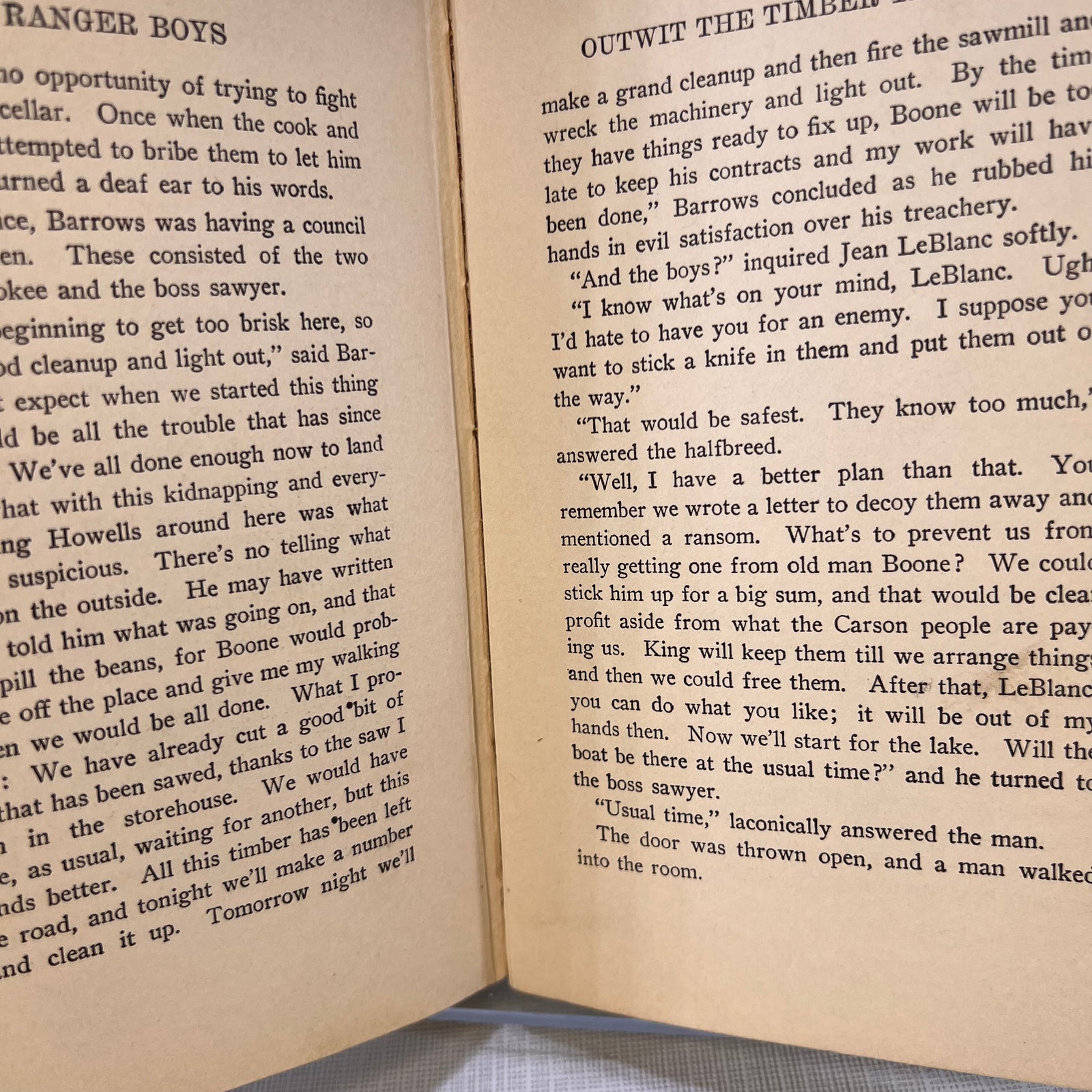 The Ranger Boys Outwit the Timber Thieves by Claude A. Labelle 1922 A.L. Burt Company