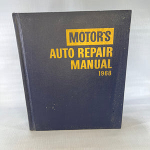 Motors Auto Repair Manual Thirty first Edition Fourth Printing 1968 Mechanical Specs and Service Procedures Hearst Corp