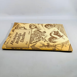 Michigan Wildlife Sketches 1972 G W Bradt Charles E Schafer DNR Native Mammals Illustrated Book