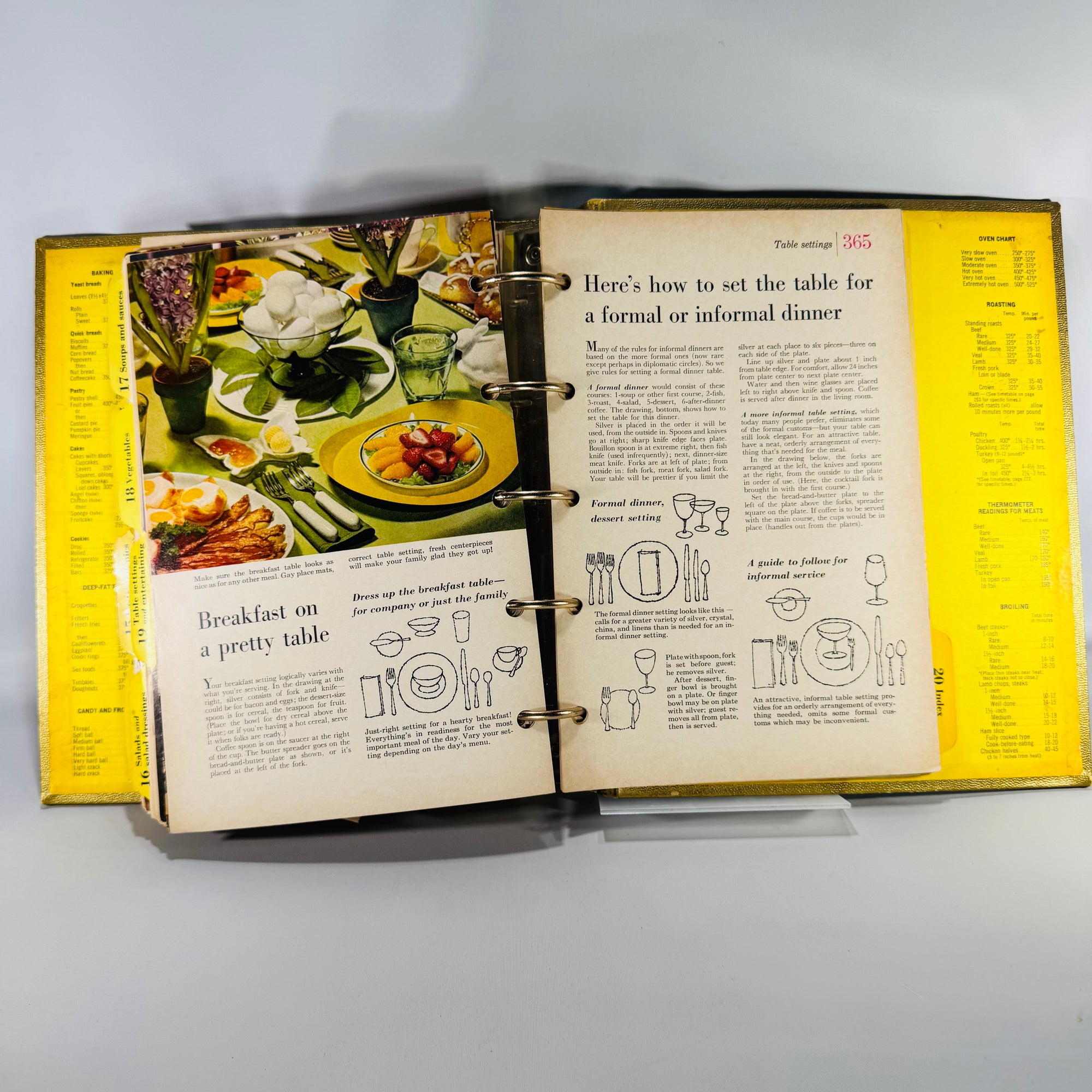 Better Homes and Gardens New Cook Book Binder – Vintage Tabbed Cookbook ...