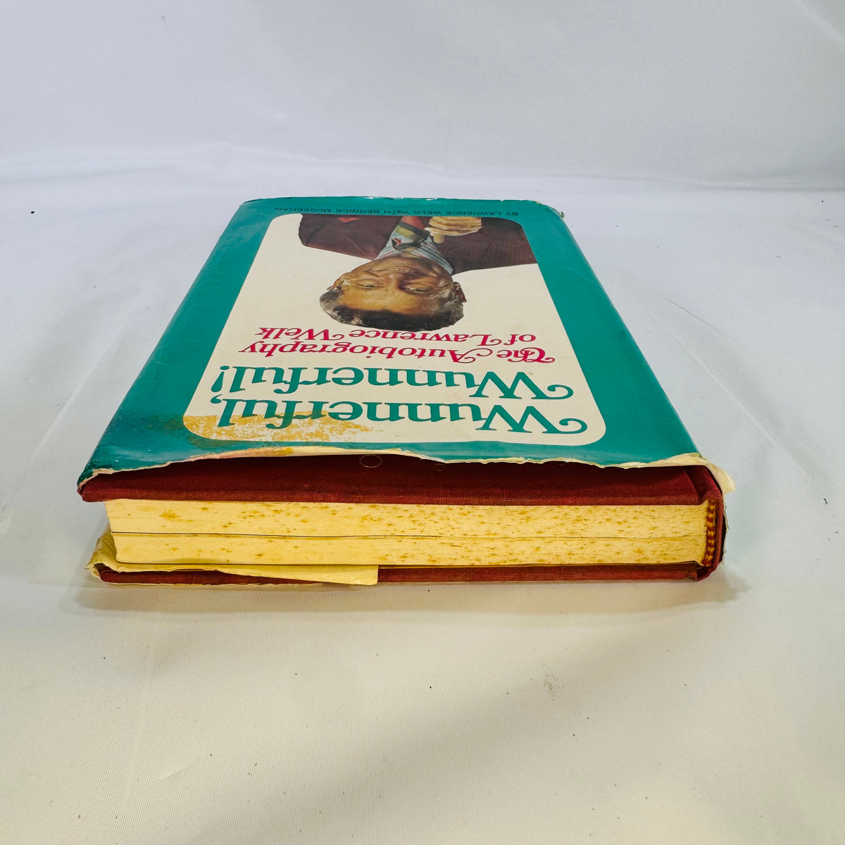Bottom edge of Wunnerful, Wunnerful! 1971, jacket and page edges