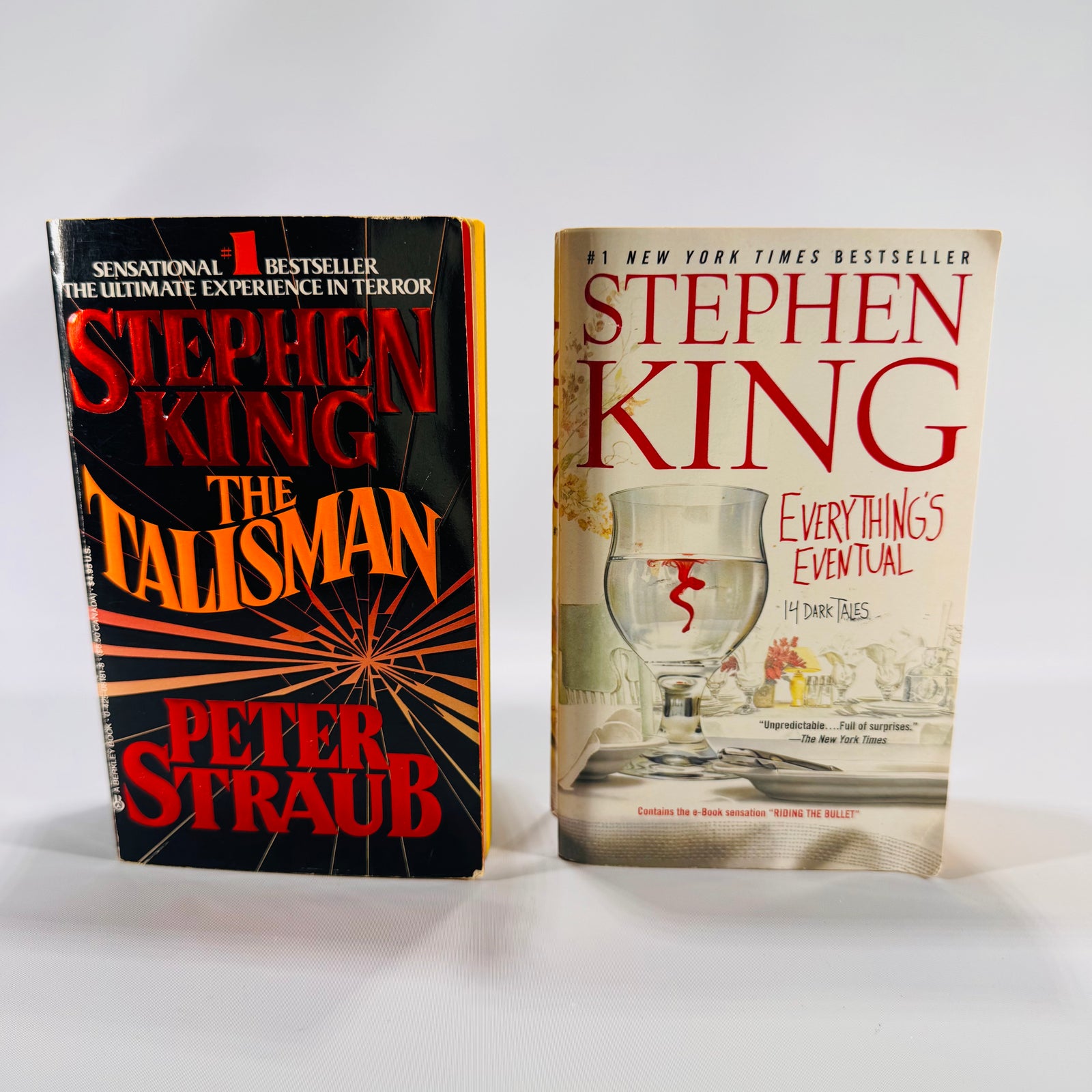 Two Stephen King Horror Paperbacks – The Talisman & Everything’s Eventual | Vintage Thriller Book Set
