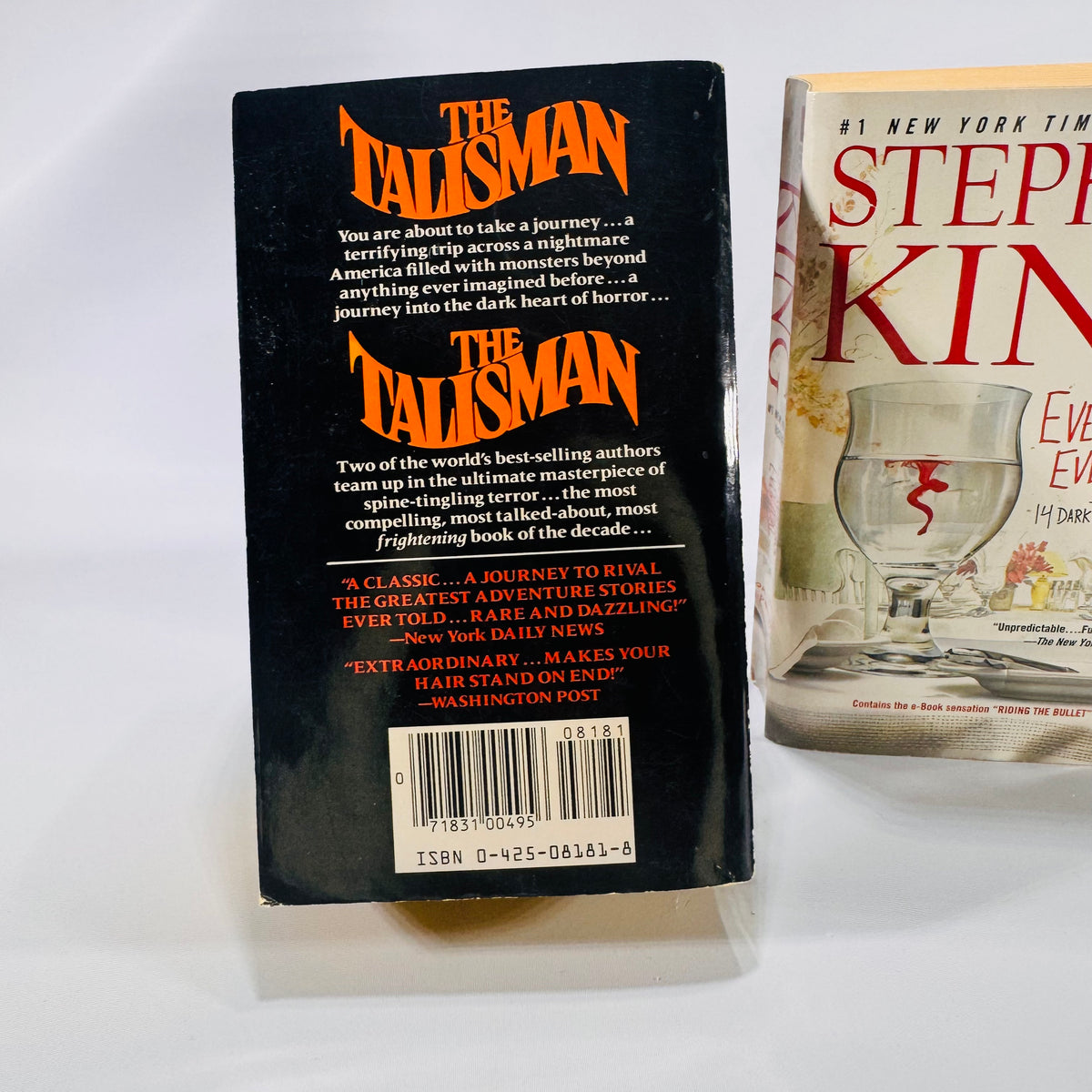 Two Stephen King Horror Paperbacks – The Talisman & Everything’s Eventual | Vintage Thriller Book Set