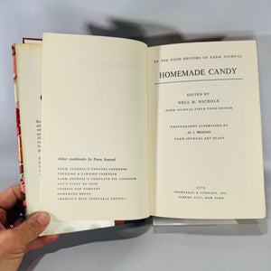 Homemade Candy (1970) — Farm Journal Vintage Hardcover Cookbook w/ Dust Jacket