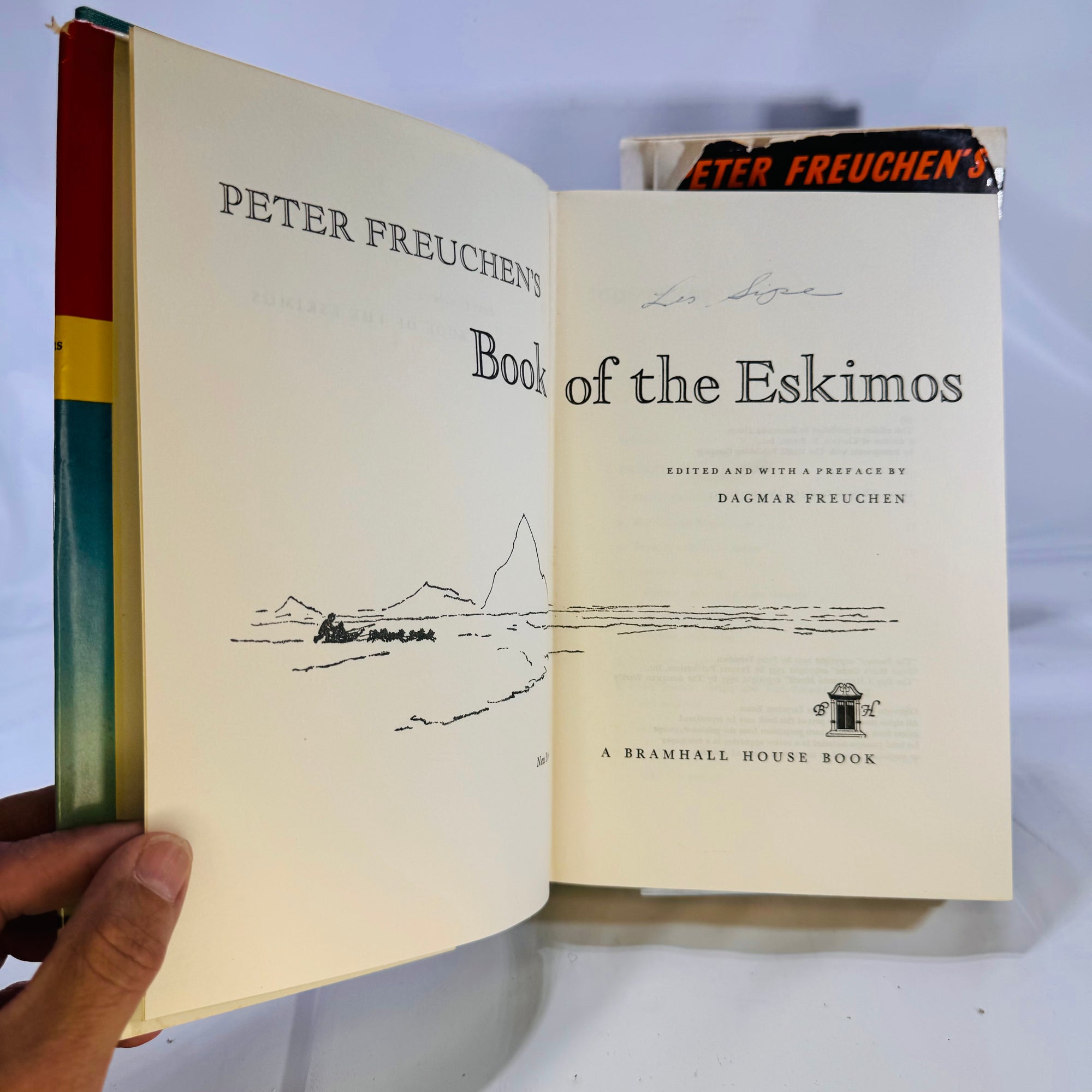 Two Peter Freuchen Books: Book of the Eskimo's 1961 & Men of the Frozen North 1962