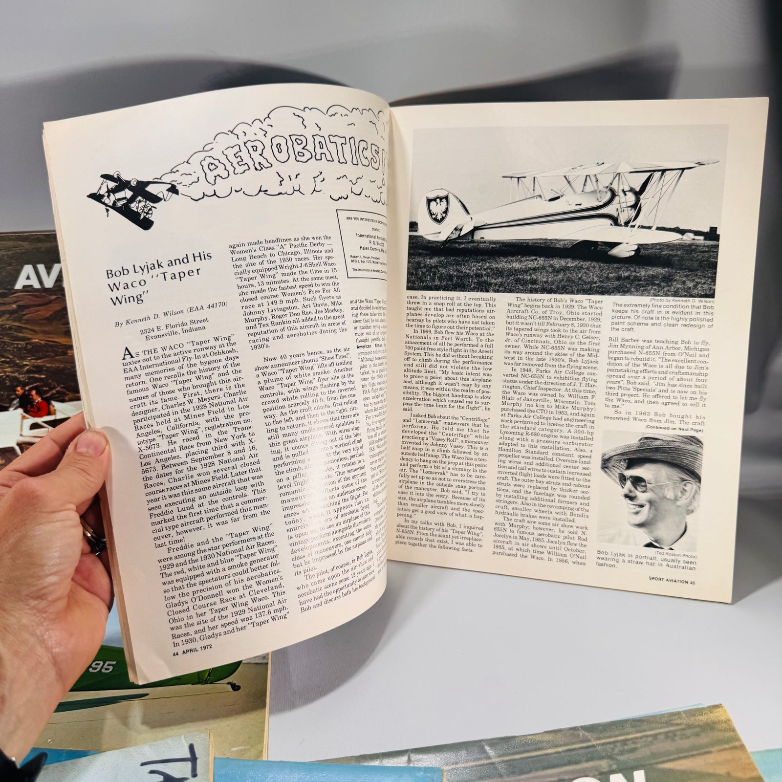 Full Year of Sport Aviation Magazines (1972) | Complete Vintage Set for Aviation Collectors