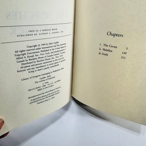 The Witches of Eastwick John Updike 1984 First Trade Edition Knopf Hardcover Dust Jacket