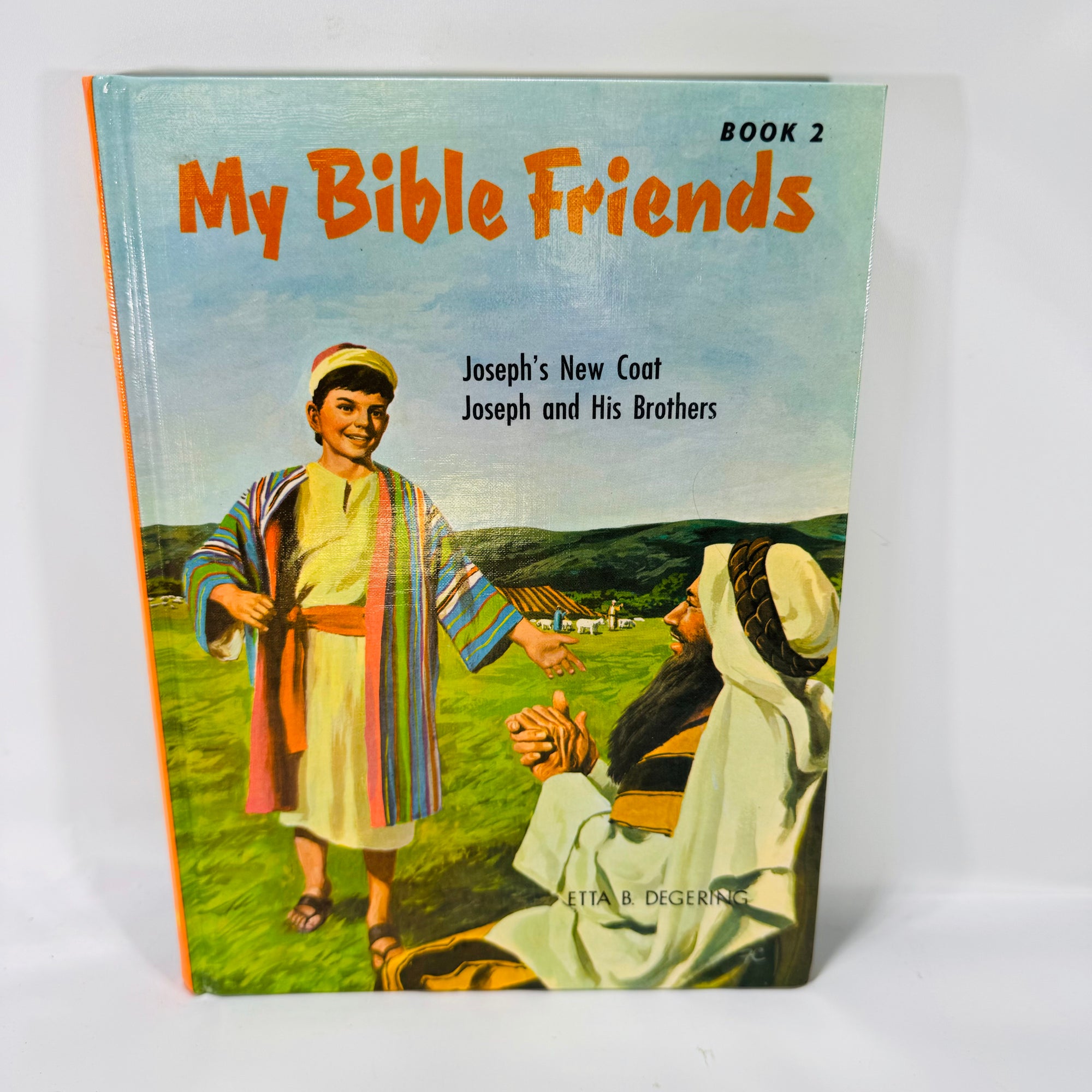 My Bible Friends Book Two by Etta Bl Degering illustrated by Fred Collins 1962 Review and Herald Publishing