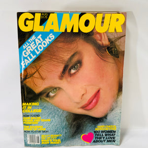 Vintage Glamour Magazine July (Summer Issue) & August (College Issue) Brook Shields 1983 Conde' Nast Publications