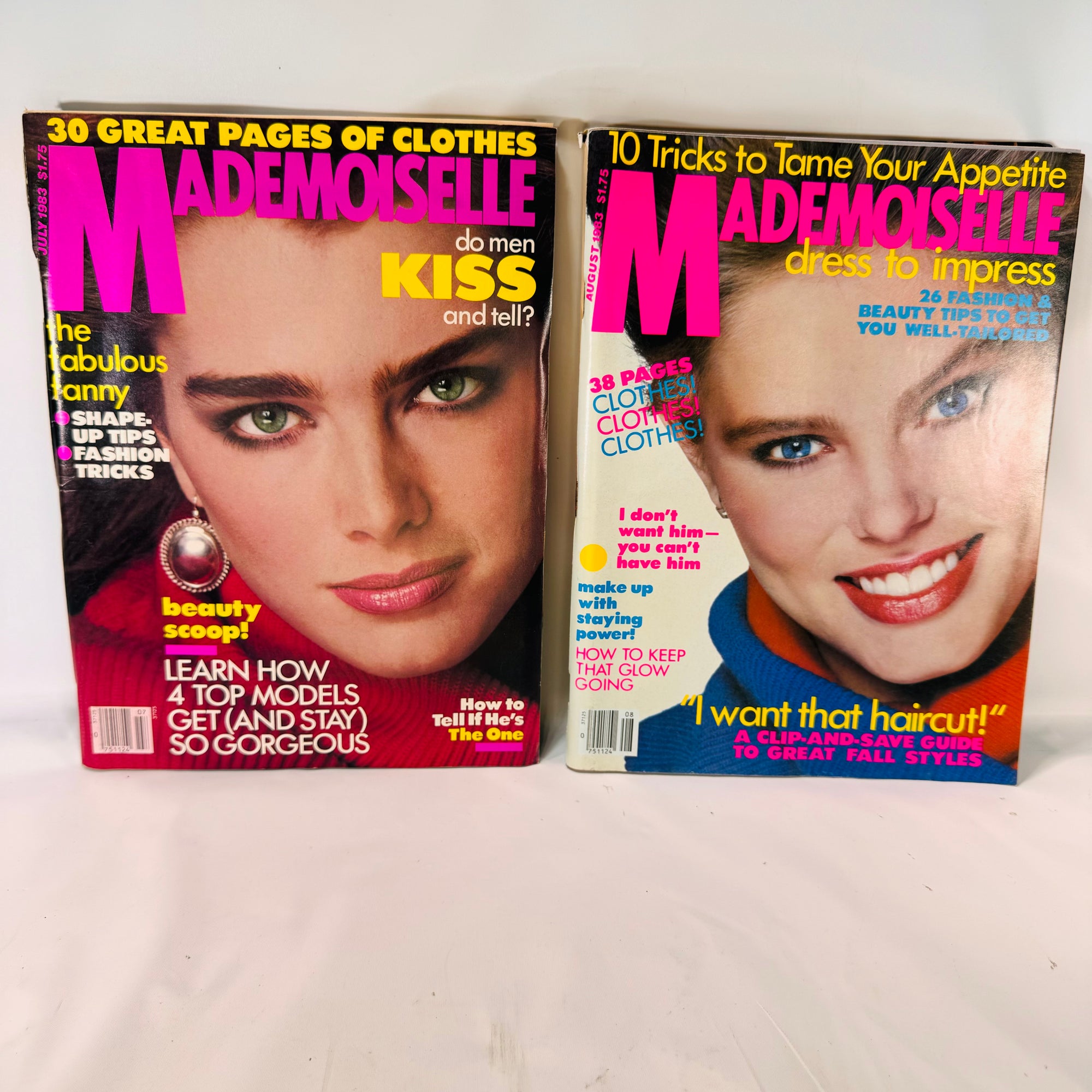 1983 Mademoiselle Magazine July August Editions Conde Nast Publishers Brook Shields Advertising Fashion & More