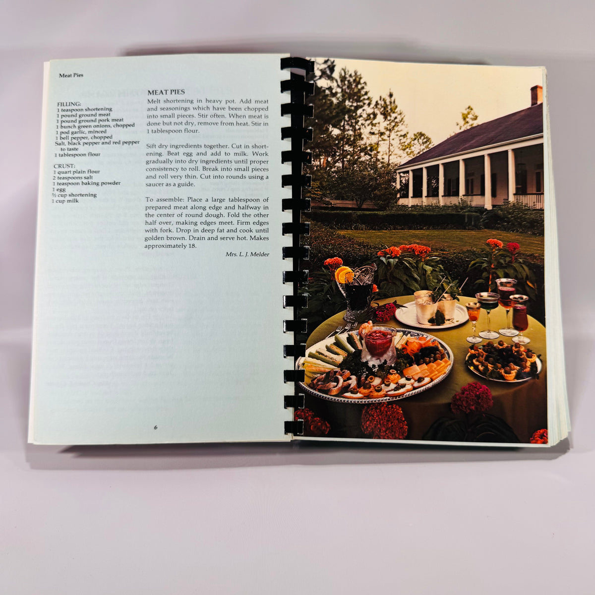 River Cuisine Cookbook (1980, 4th Printing) | Louisiana Community Recipes | Vintage Spiral-Bound Southern Cooking Book